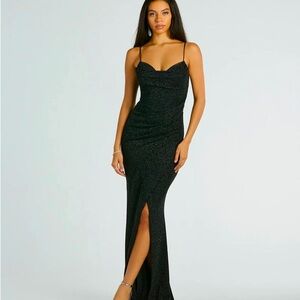 Black sparkly formal dress | Windsor Dress | holiday dress